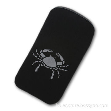 Mobile Phone Pouch, Made of Velvet Material, Ideal for Nokia, Fine Workmanship in Overlapping